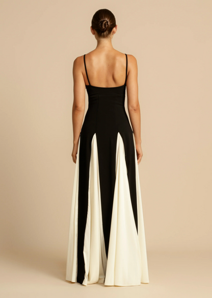 Elegance Panelled Maxi Dress