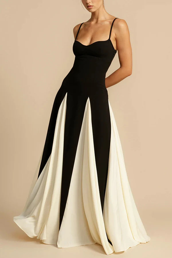 Elegance Panelled Maxi Dress